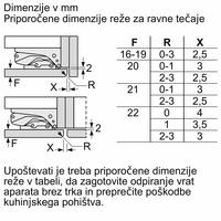 Vgradni hladilnik z zamrzovalnikom Bosch KIV86VFE1